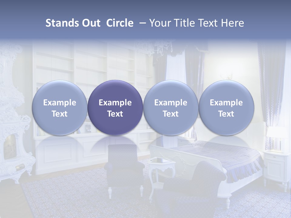 House Chateau Furniture PowerPoint Template