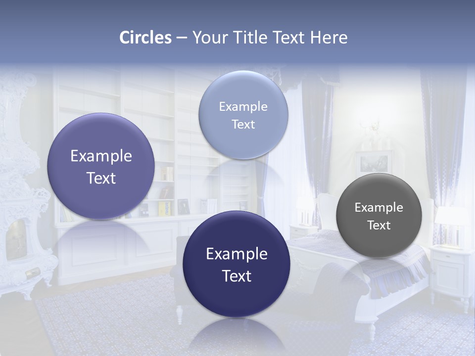 House Chateau Furniture PowerPoint Template