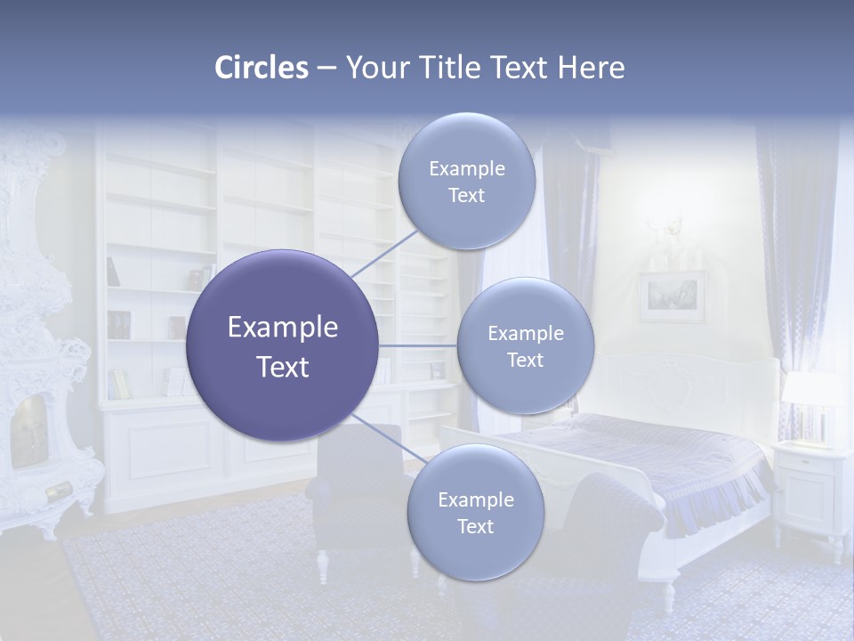 House Chateau Furniture PowerPoint Template