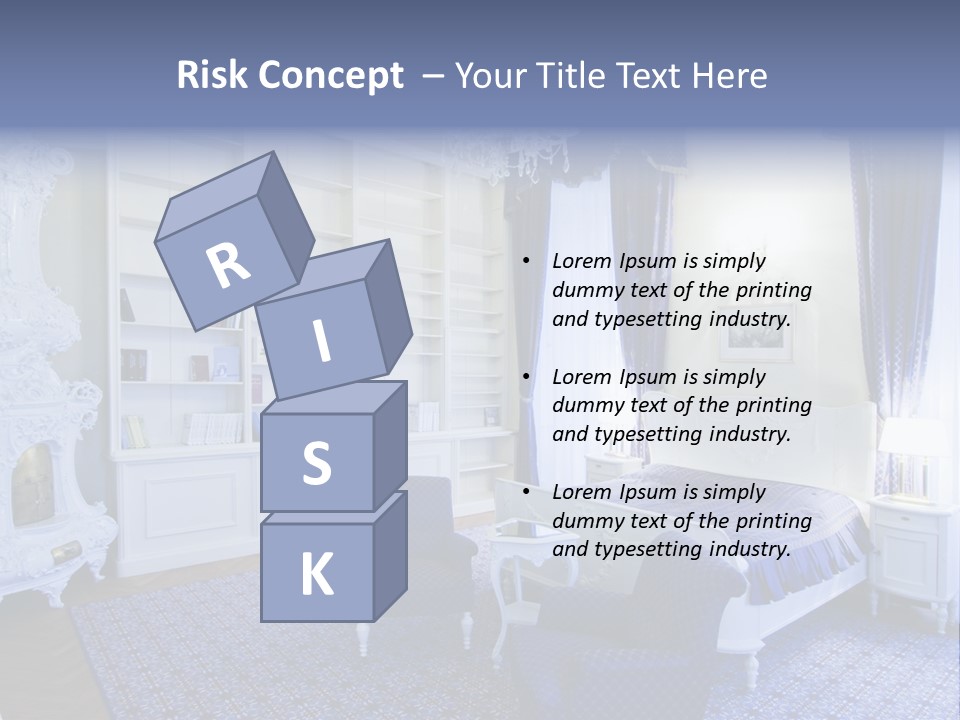 House Chateau Furniture PowerPoint Template