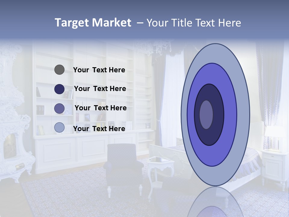 House Chateau Furniture PowerPoint Template