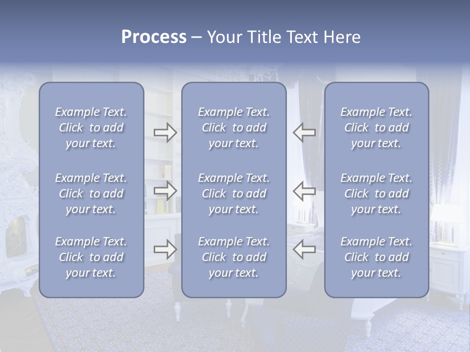 House Chateau Furniture PowerPoint Template