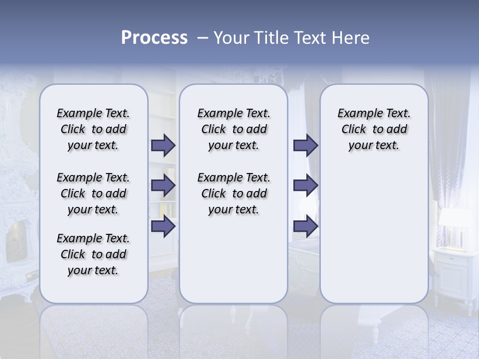 House Chateau Furniture PowerPoint Template