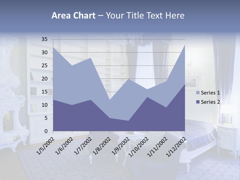 House Chateau Furniture PowerPoint Template