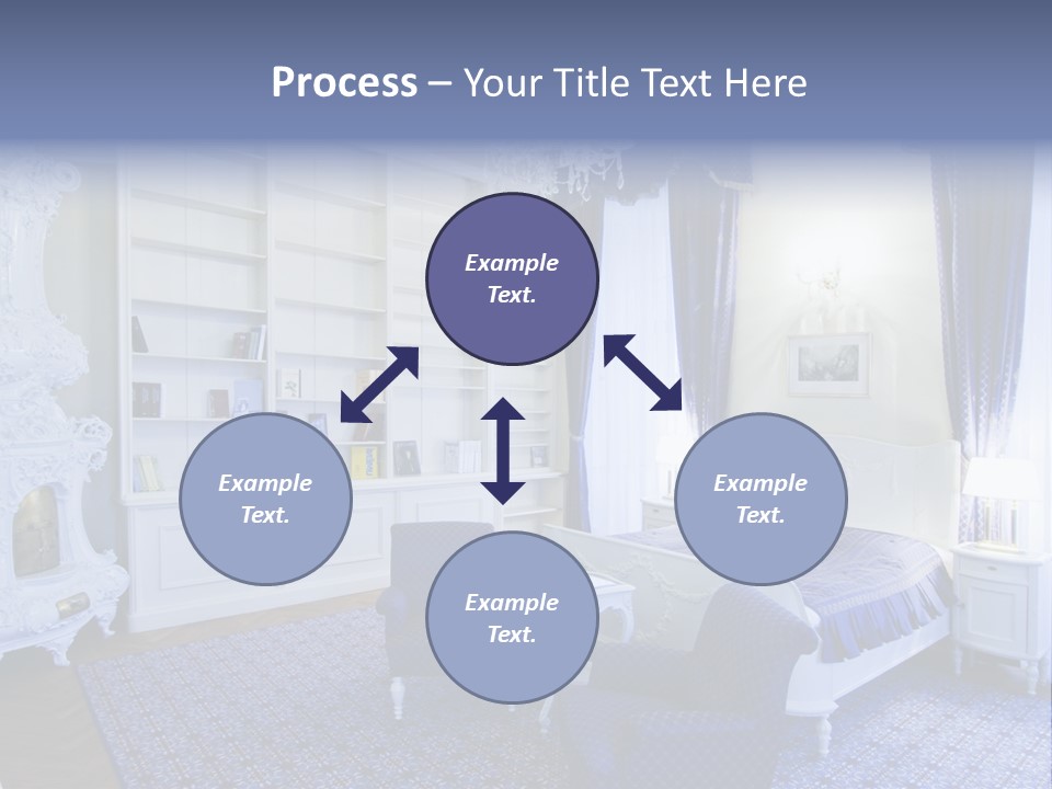 House Chateau Furniture PowerPoint Template
