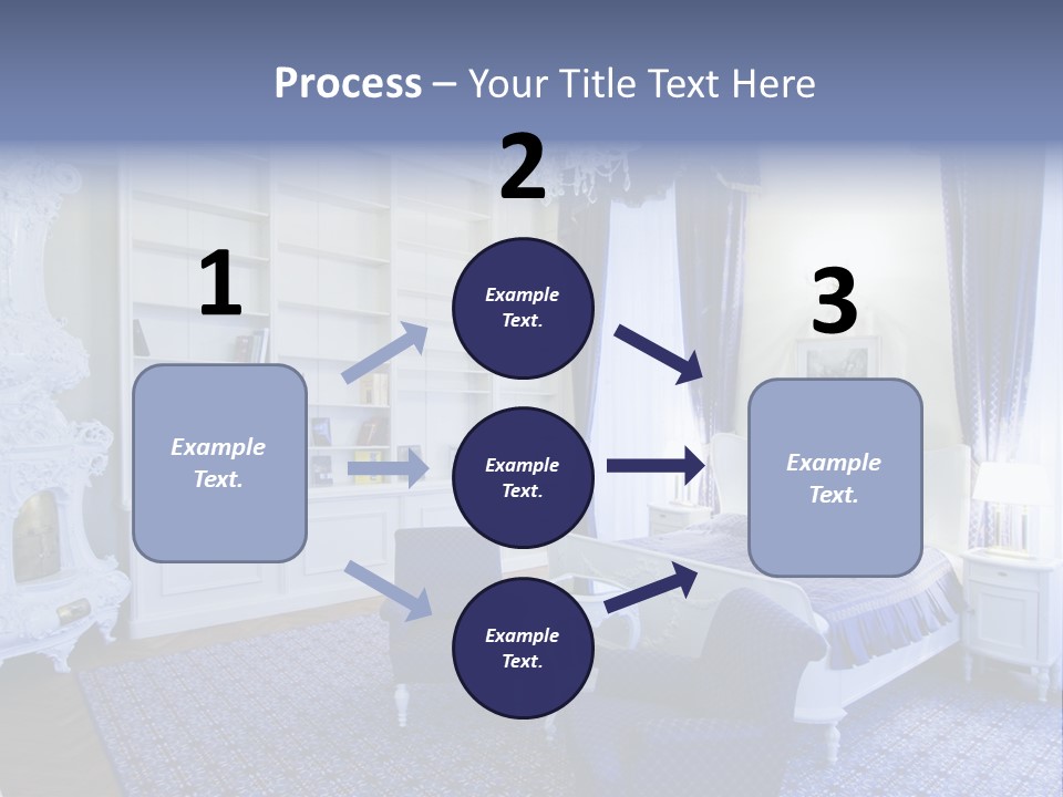 House Chateau Furniture PowerPoint Template