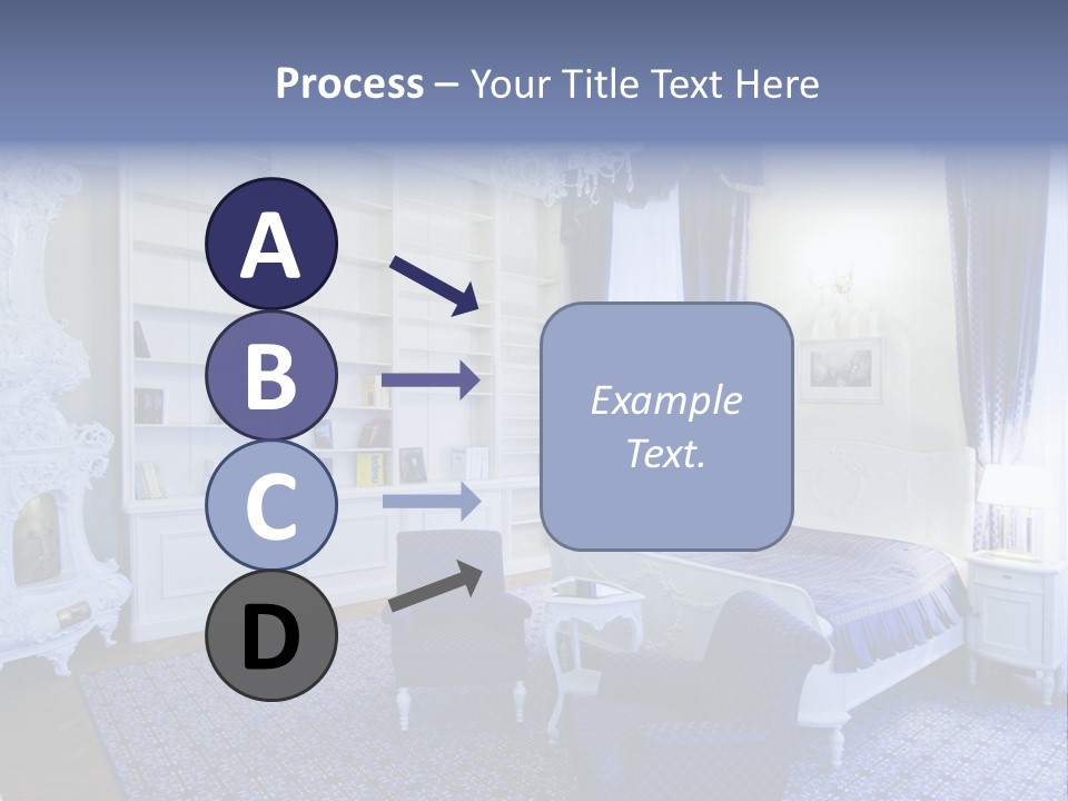 House Chateau Furniture PowerPoint Template