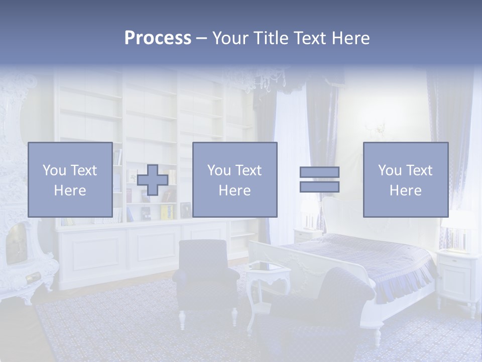 House Chateau Furniture PowerPoint Template