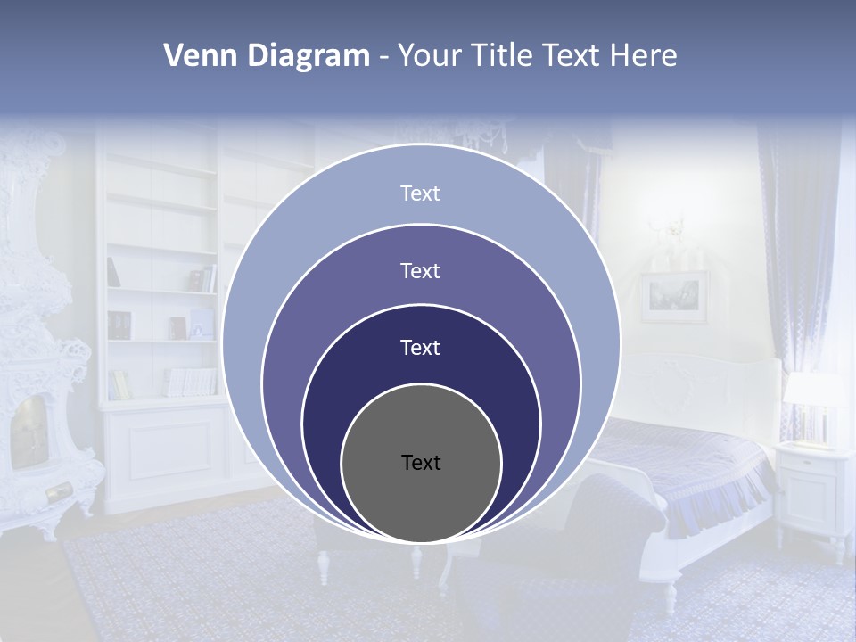House Chateau Furniture PowerPoint Template