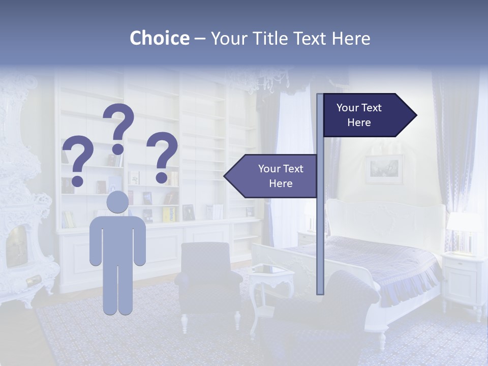 House Chateau Furniture PowerPoint Template