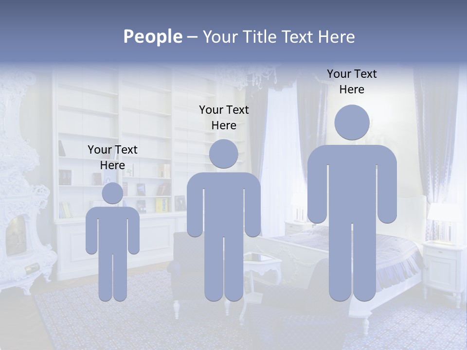 House Chateau Furniture PowerPoint Template