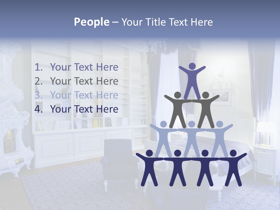 House Chateau Furniture PowerPoint Template