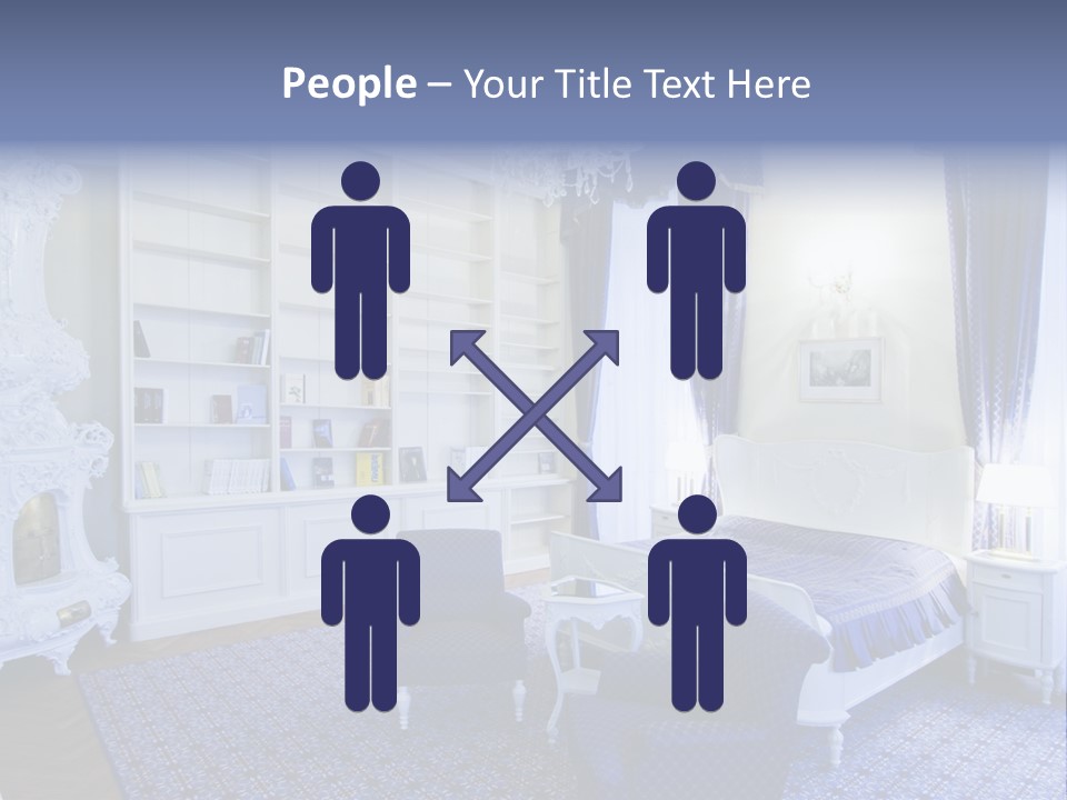 House Chateau Furniture PowerPoint Template