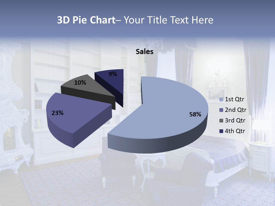 House Chateau Furniture PowerPoint Template