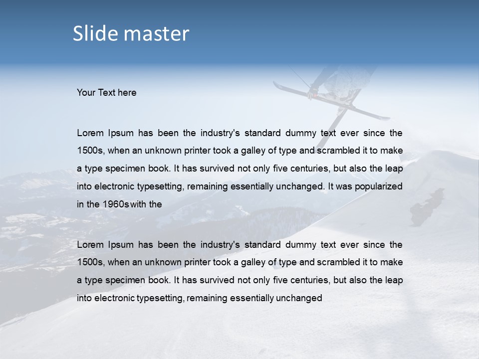 Extreme Seasonal Play PowerPoint Template