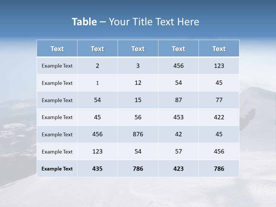 Extreme Seasonal Play PowerPoint Template