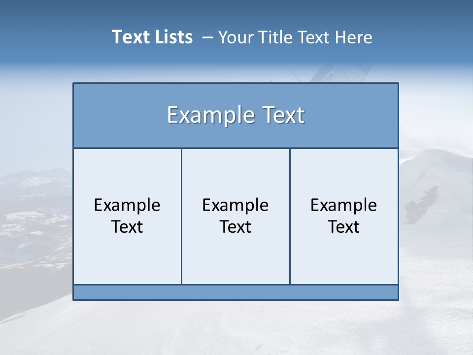 Extreme Seasonal Play PowerPoint Template