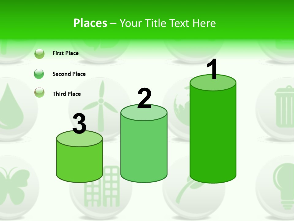 Globe Ecology Vehicle PowerPoint Template