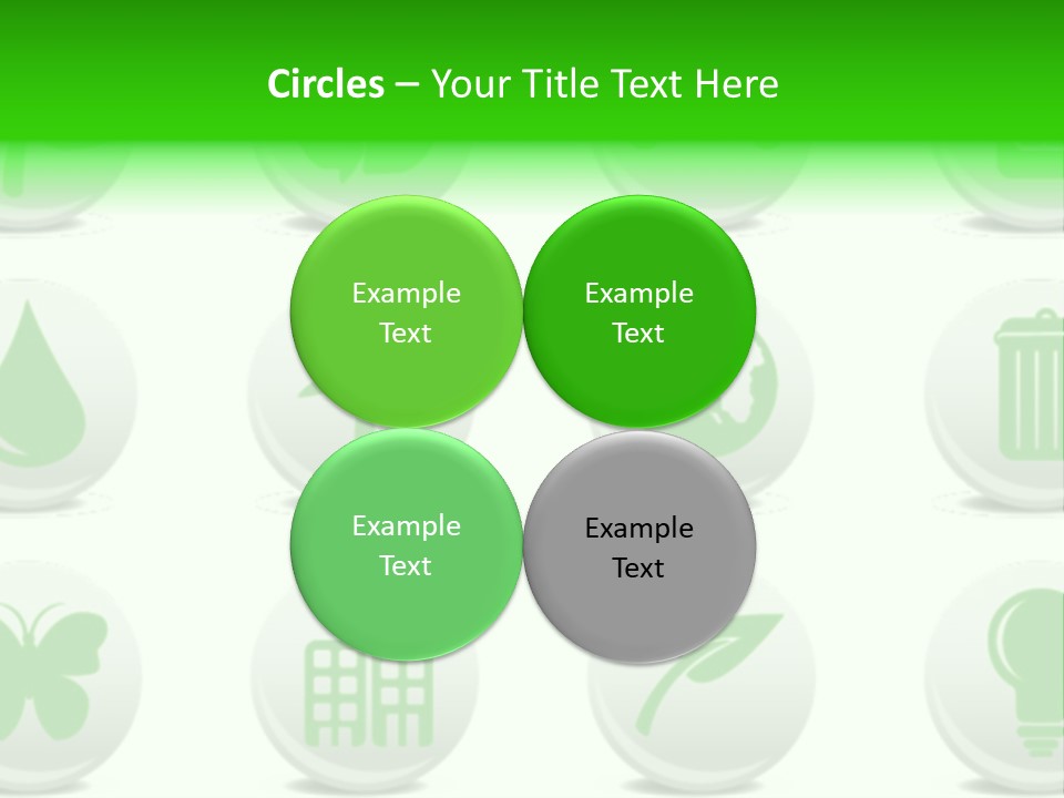 Globe Ecology Vehicle PowerPoint Template