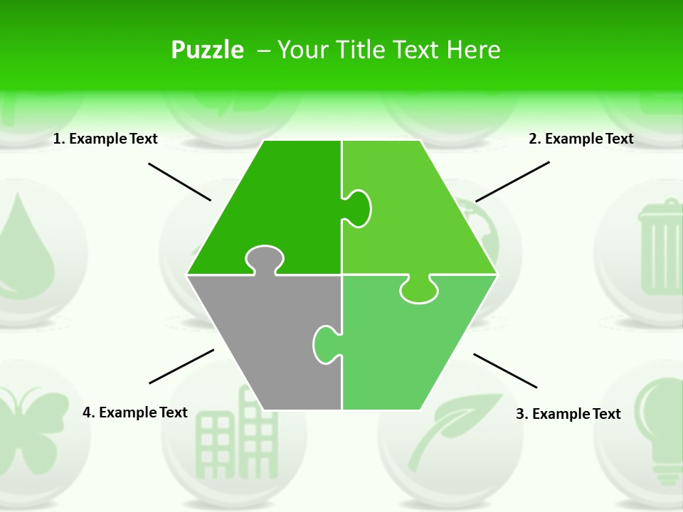 Globe Ecology Vehicle PowerPoint Template