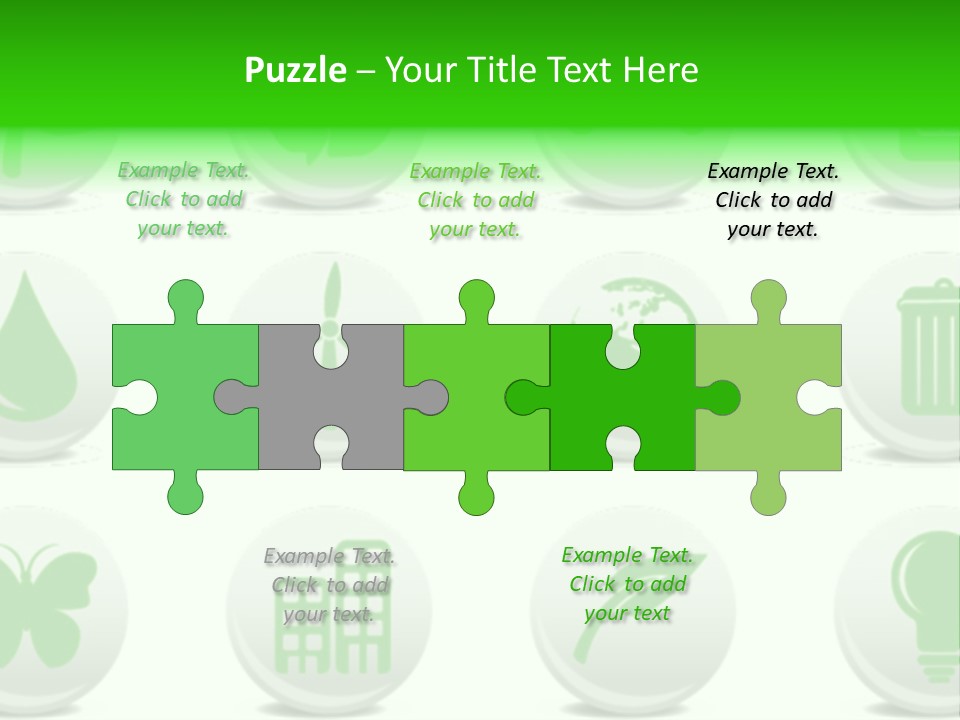 Globe Ecology Vehicle PowerPoint Template