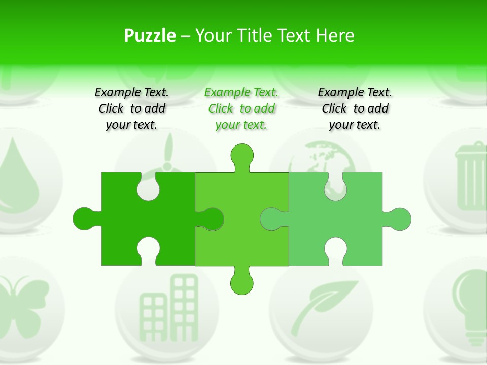 Globe Ecology Vehicle PowerPoint Template