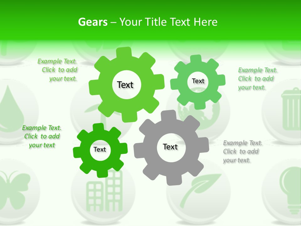 Globe Ecology Vehicle PowerPoint Template