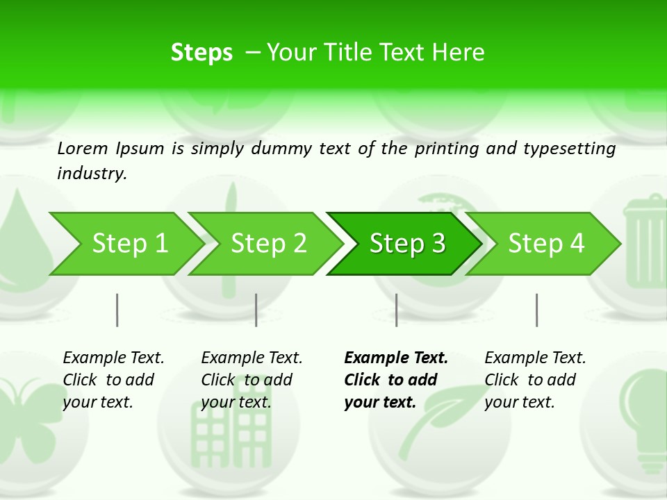 Globe Ecology Vehicle PowerPoint Template