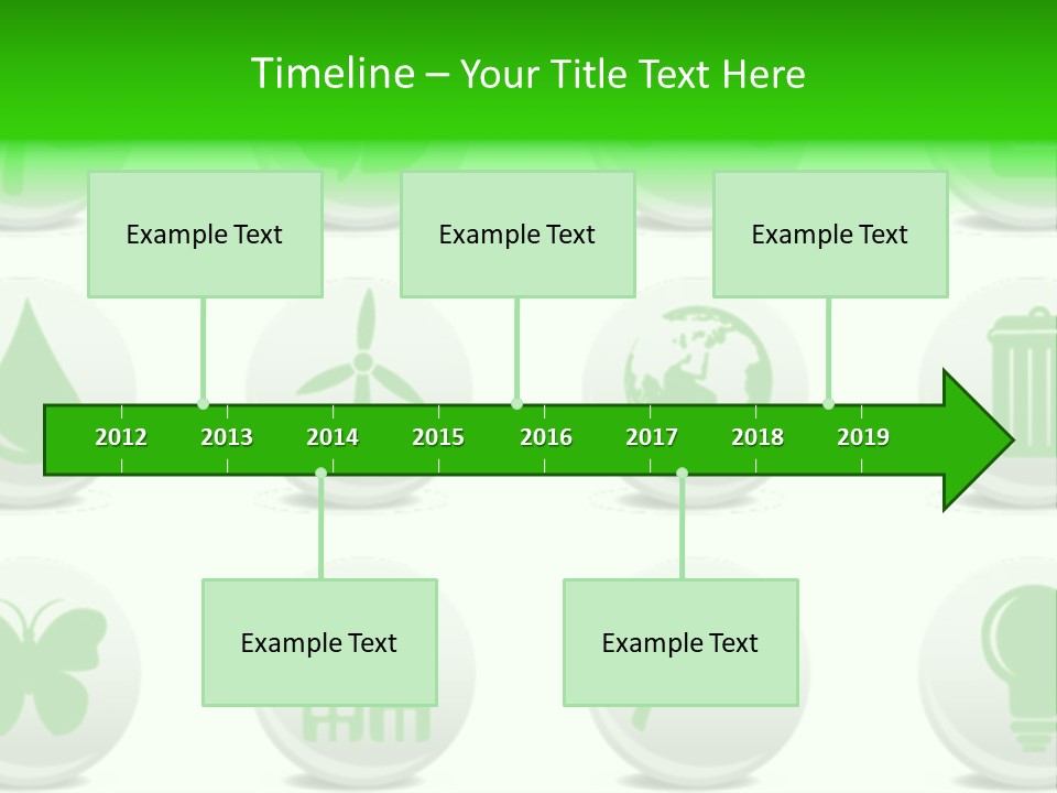 Globe Ecology Vehicle PowerPoint Template