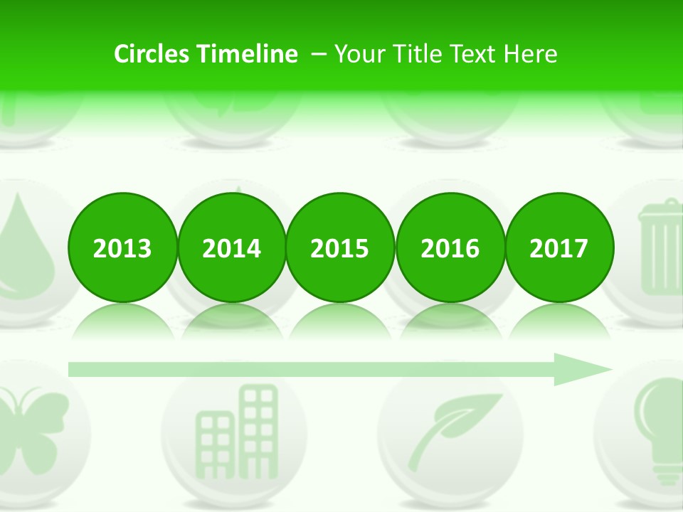 Globe Ecology Vehicle PowerPoint Template