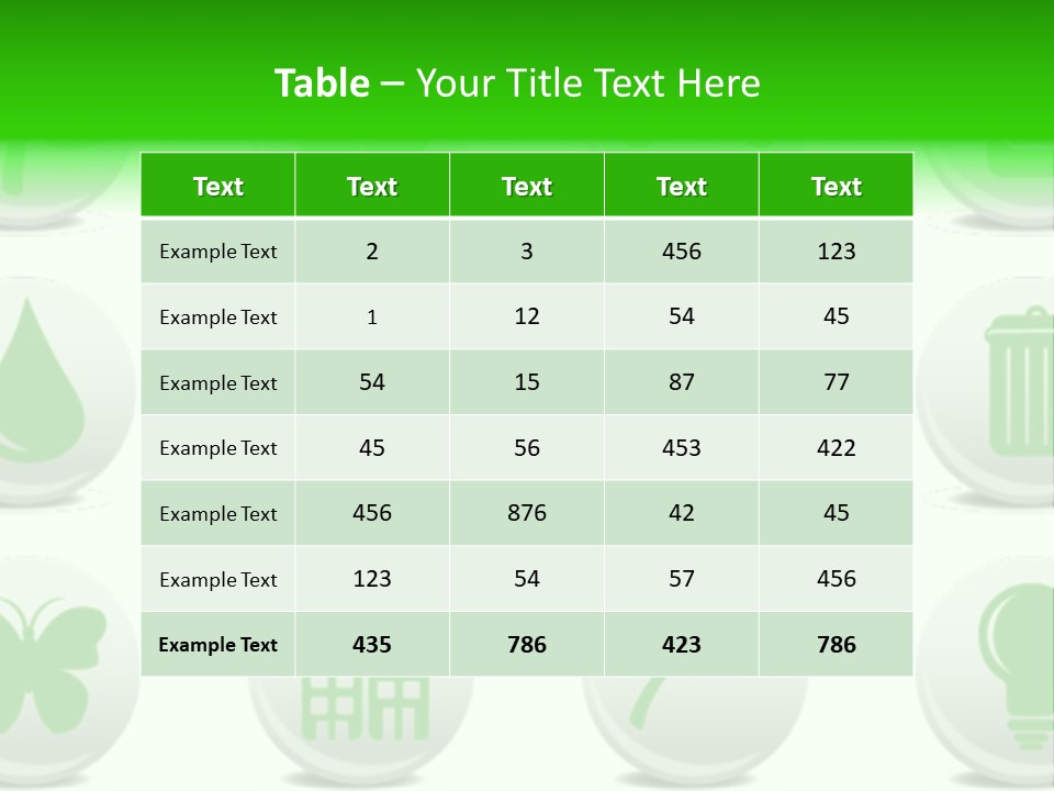 Globe Ecology Vehicle PowerPoint Template