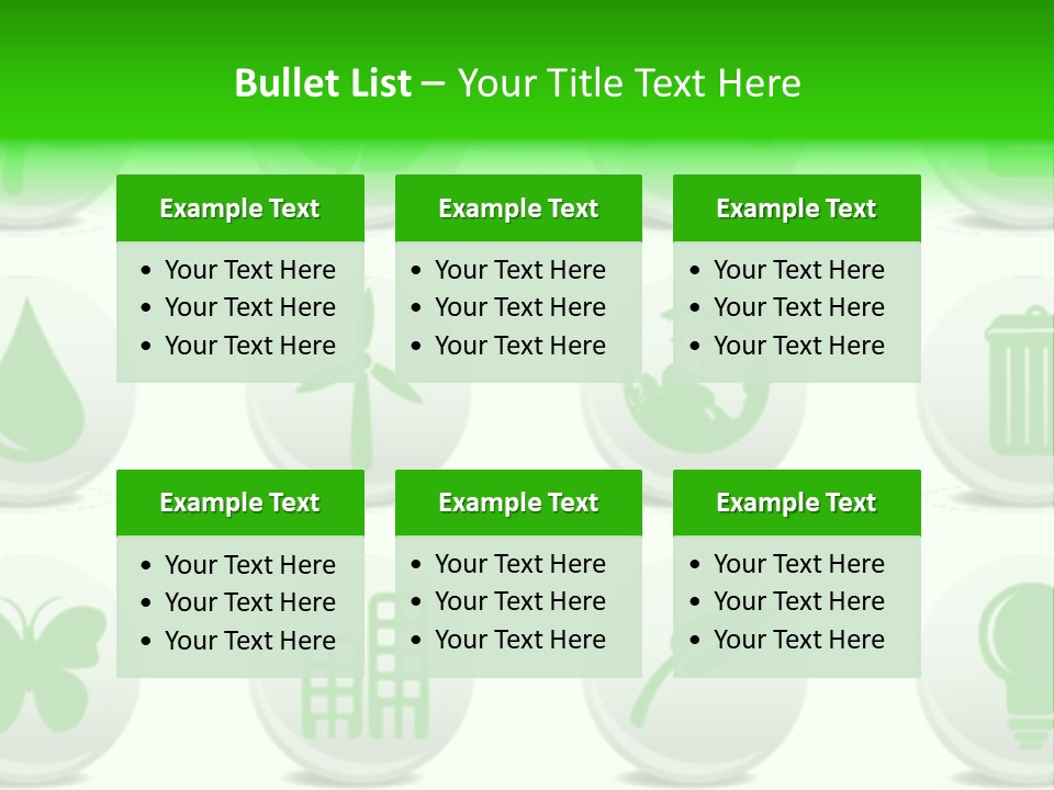 Globe Ecology Vehicle PowerPoint Template