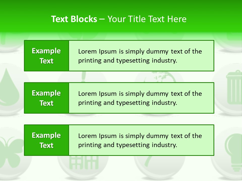 Globe Ecology Vehicle PowerPoint Template