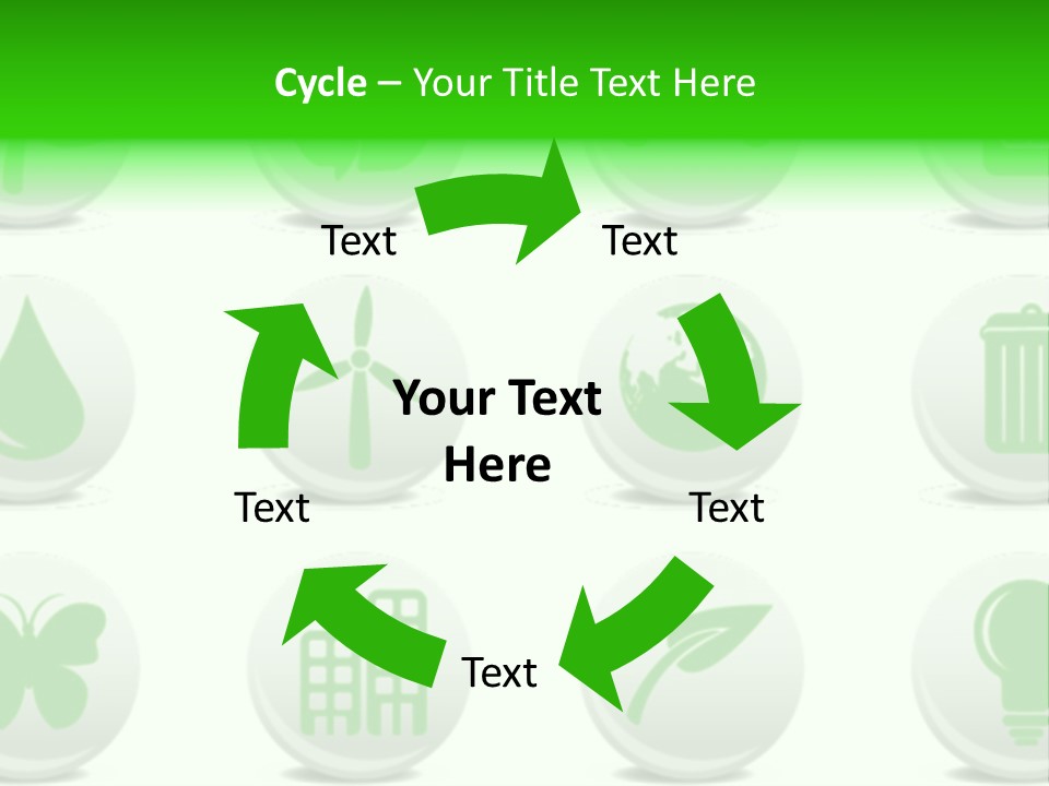 Globe Ecology Vehicle PowerPoint Template