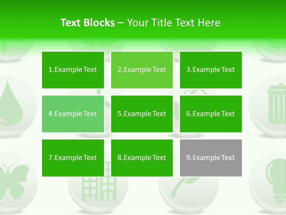 Globe Ecology Vehicle PowerPoint Template