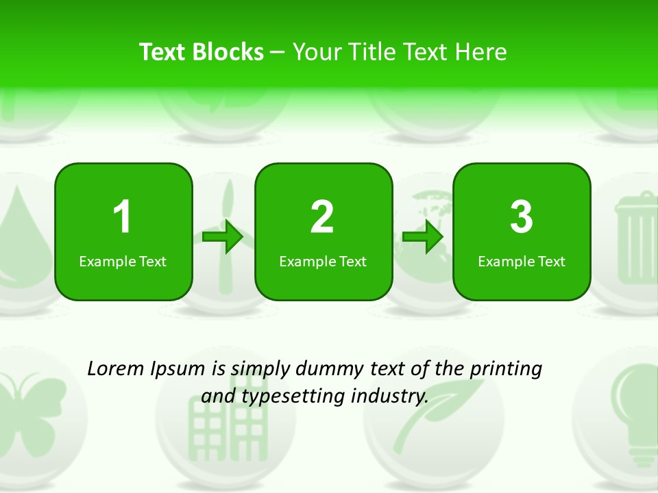 Globe Ecology Vehicle PowerPoint Template