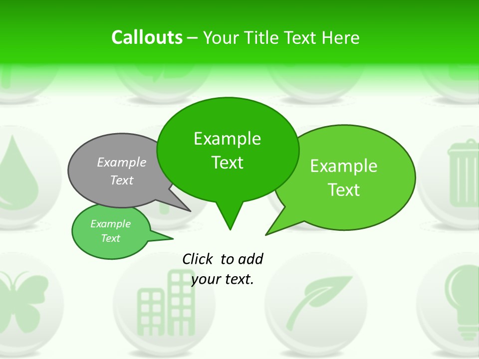 Globe Ecology Vehicle PowerPoint Template