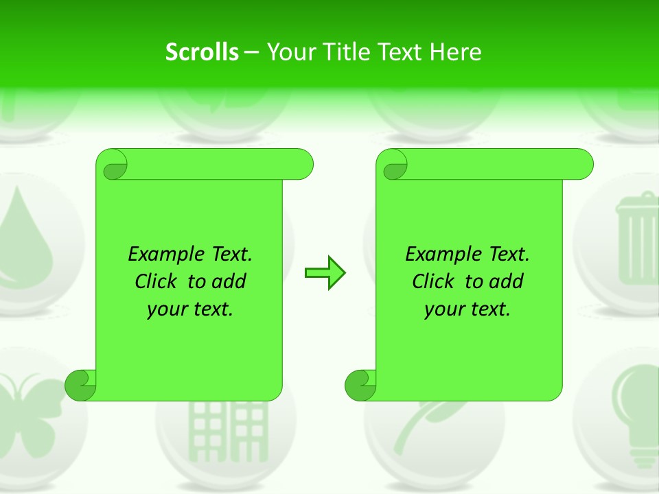 Globe Ecology Vehicle PowerPoint Template