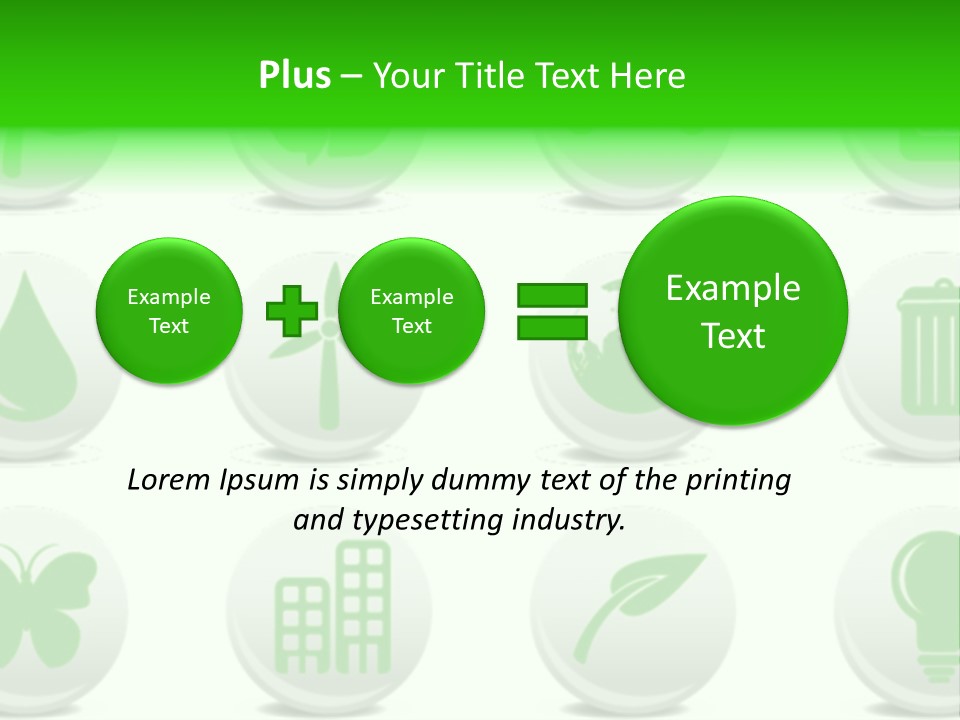 Globe Ecology Vehicle PowerPoint Template