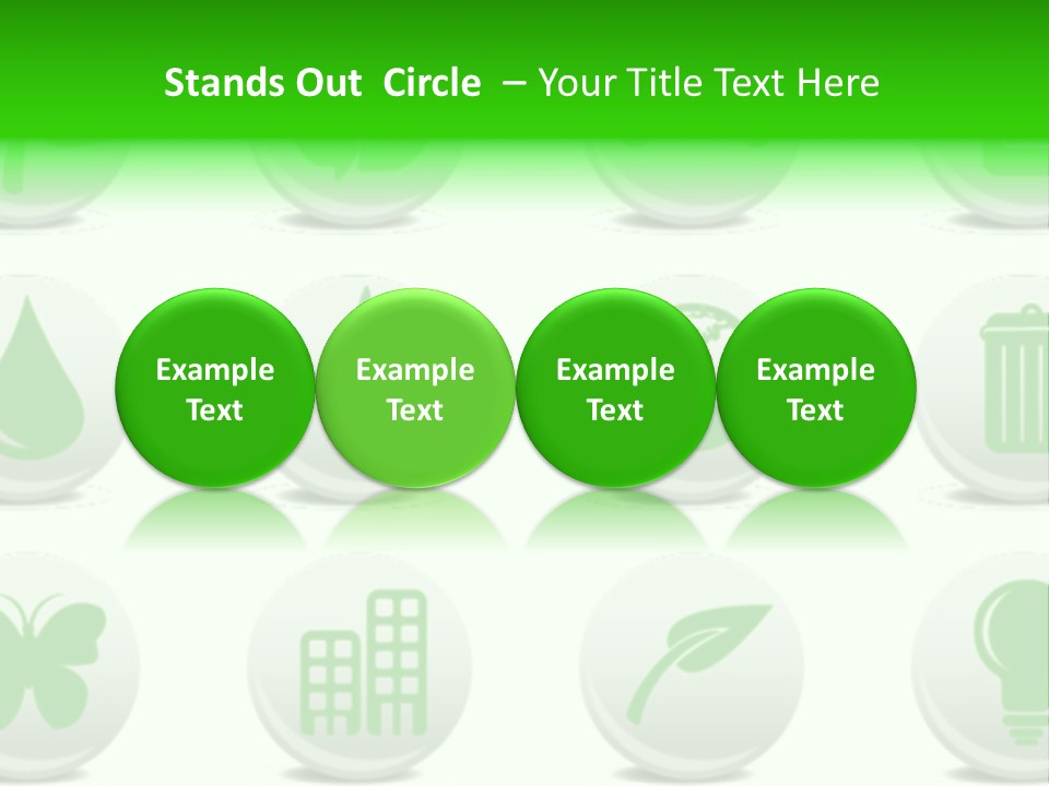 Globe Ecology Vehicle PowerPoint Template