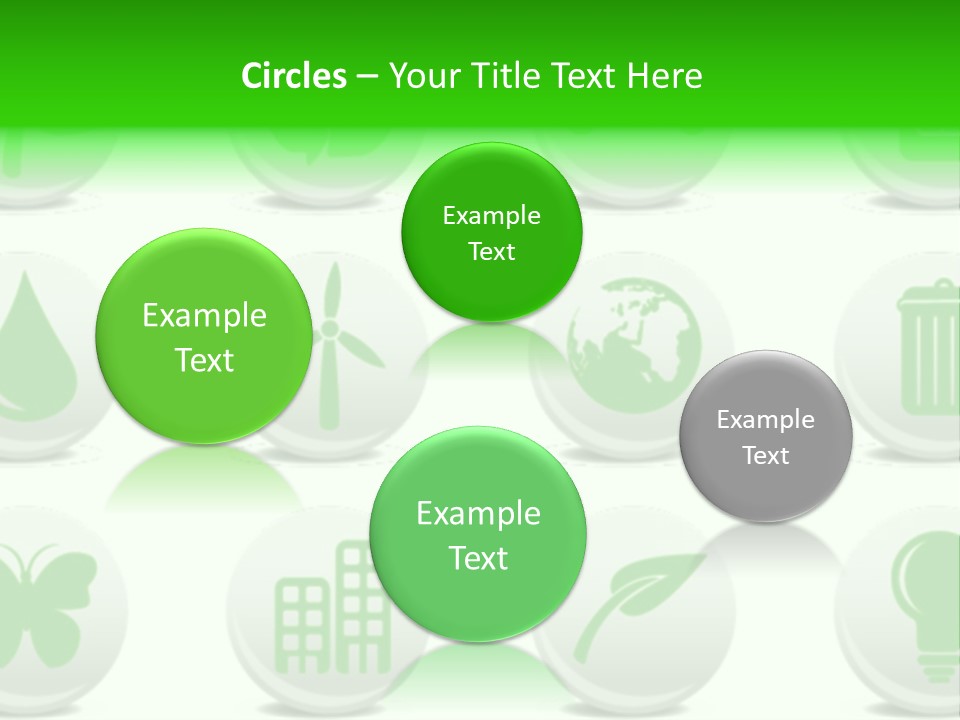 Globe Ecology Vehicle PowerPoint Template
