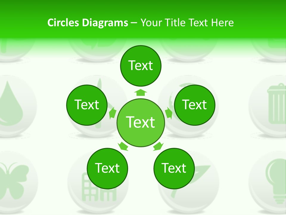 Globe Ecology Vehicle PowerPoint Template