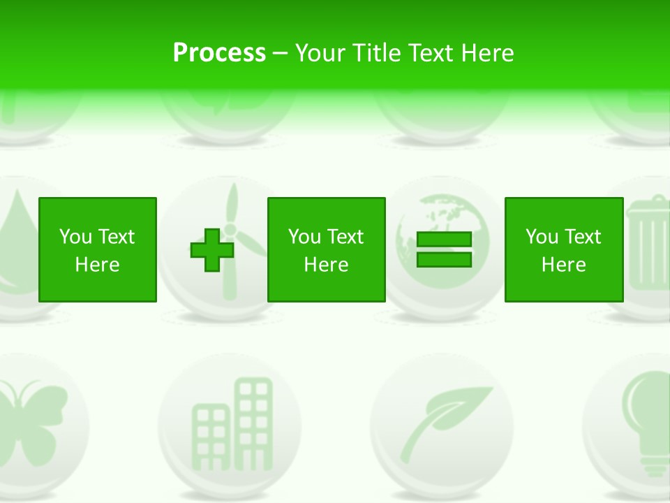 Globe Ecology Vehicle PowerPoint Template