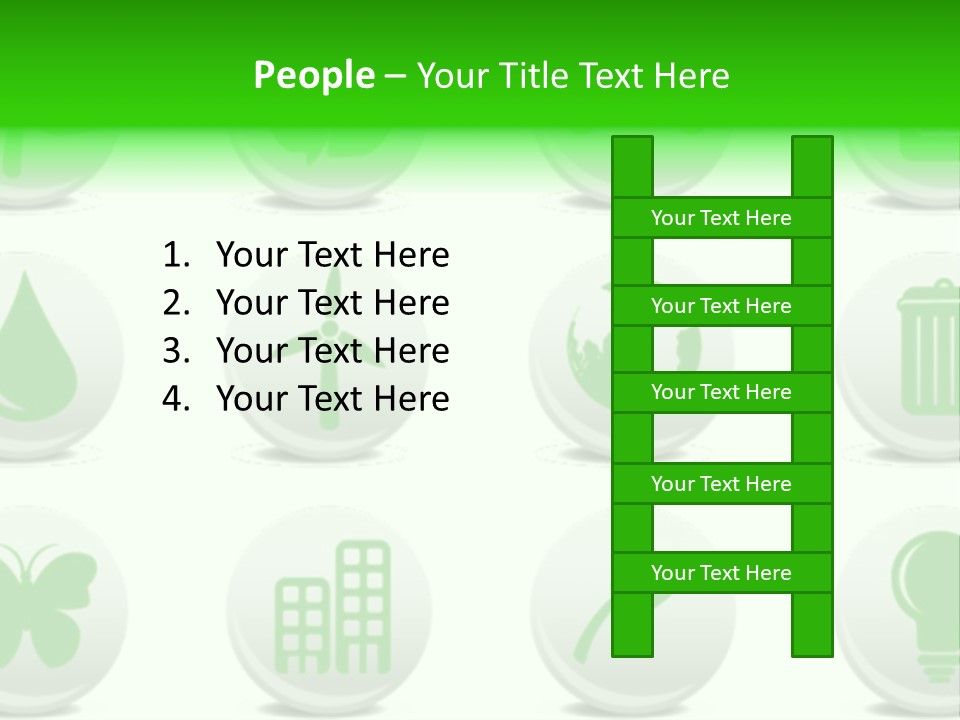 Globe Ecology Vehicle PowerPoint Template