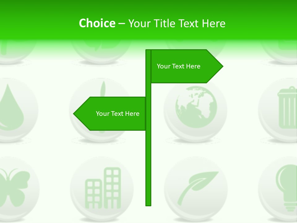 Globe Ecology Vehicle PowerPoint Template
