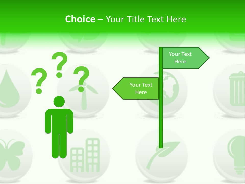Globe Ecology Vehicle PowerPoint Template