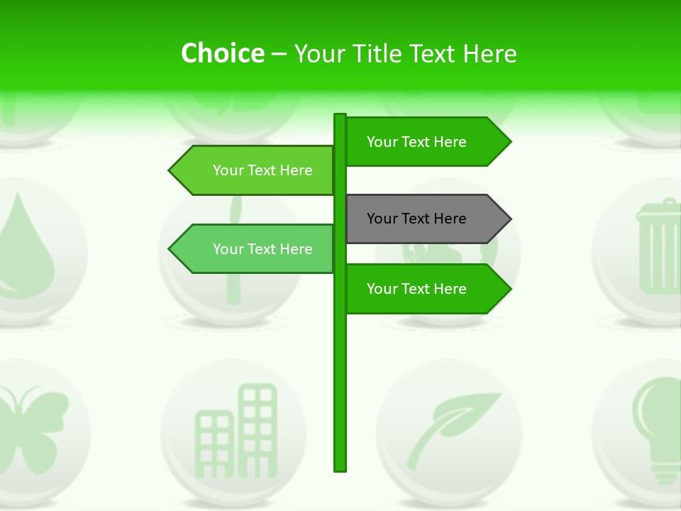 Globe Ecology Vehicle PowerPoint Template