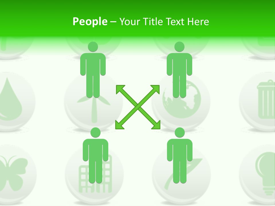 Globe Ecology Vehicle PowerPoint Template