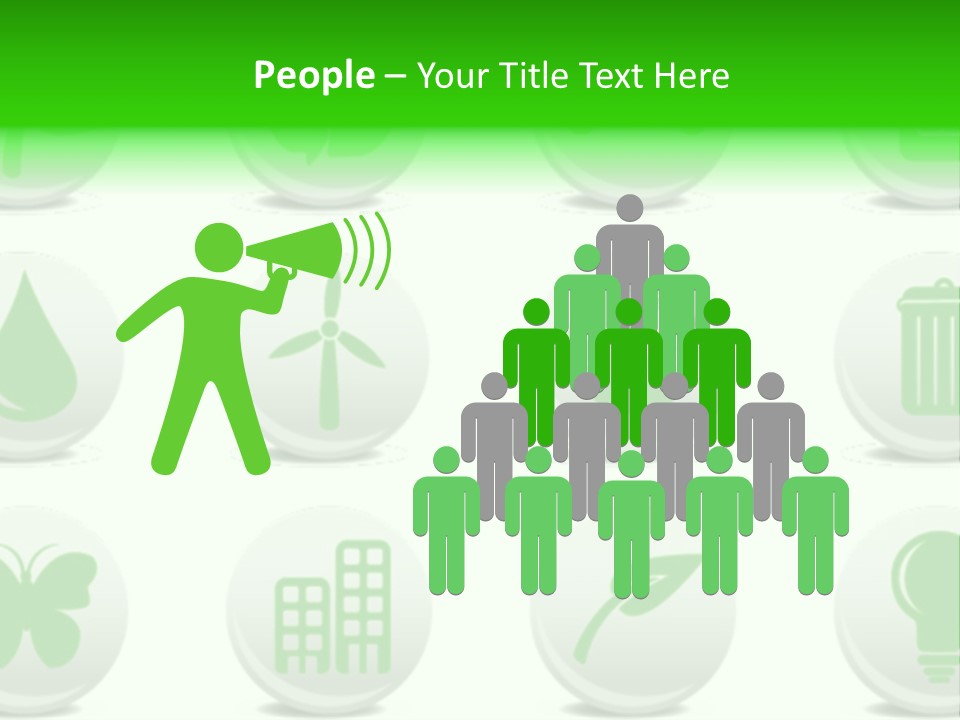 Globe Ecology Vehicle PowerPoint Template