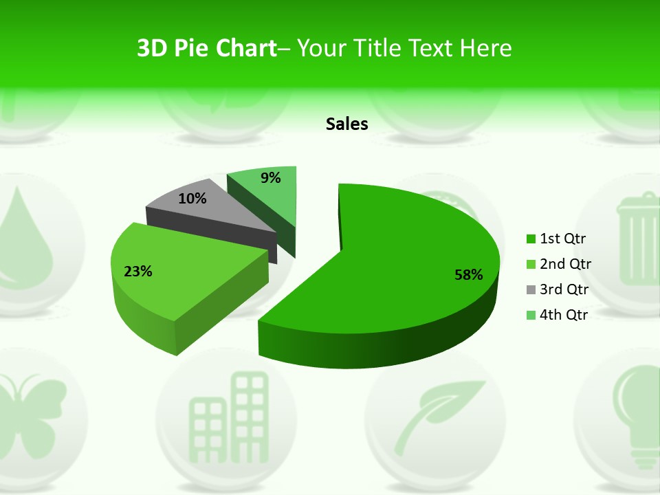 Globe Ecology Vehicle PowerPoint Template
